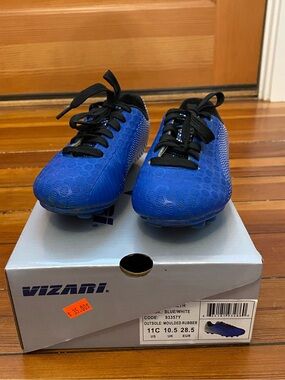 Vizari Kids Cleats, Size 11C